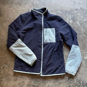 Women's North Face Snap-Front Mountain Sweatshirt - small